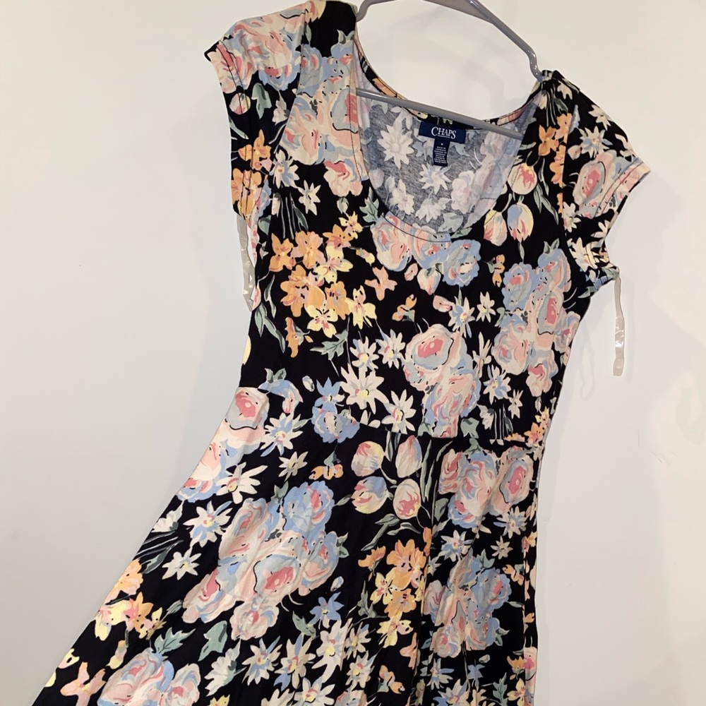 Chaps long t shirt dress